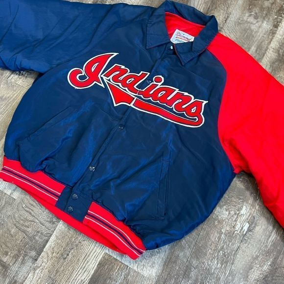 Vintage Cleveland Indians Starter Jacket - Picture 6 of 12
